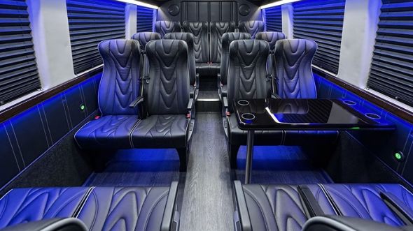 20 passenger sprinter van interior newark