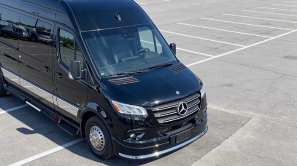newark sporting event sprinter van rental