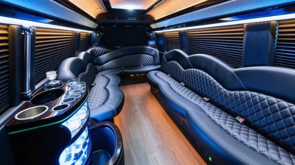 newark sprinter limousine interior