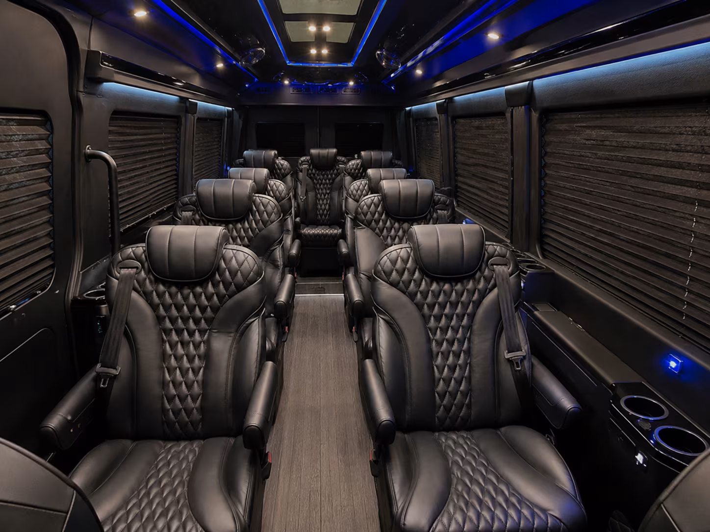 10 passenger sprinter van inside