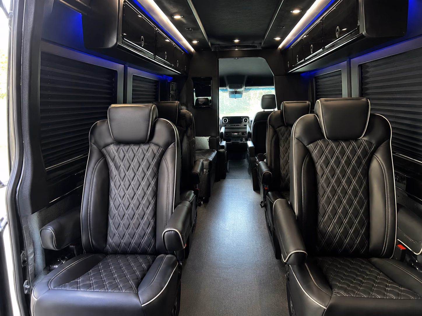 12 passenger sprinter van inside