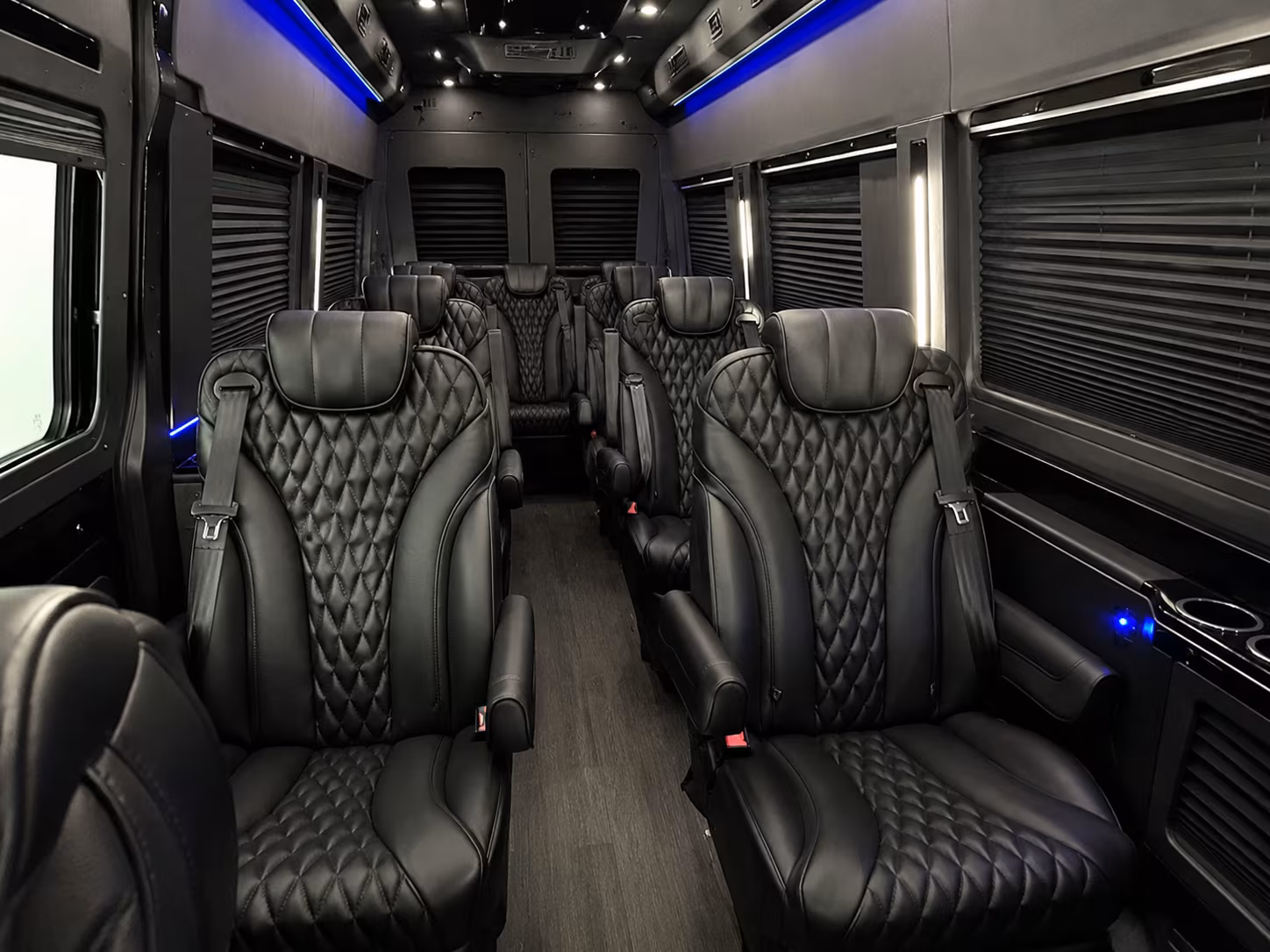 18 passenger sprinter van inside