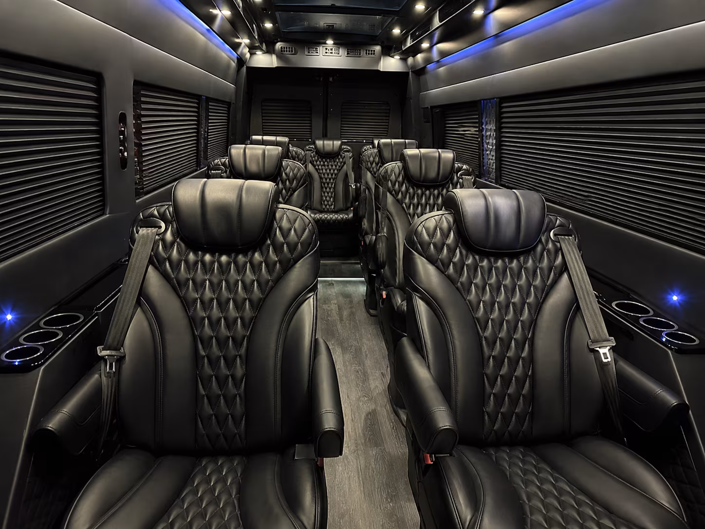 8 passenger sprinter van inside