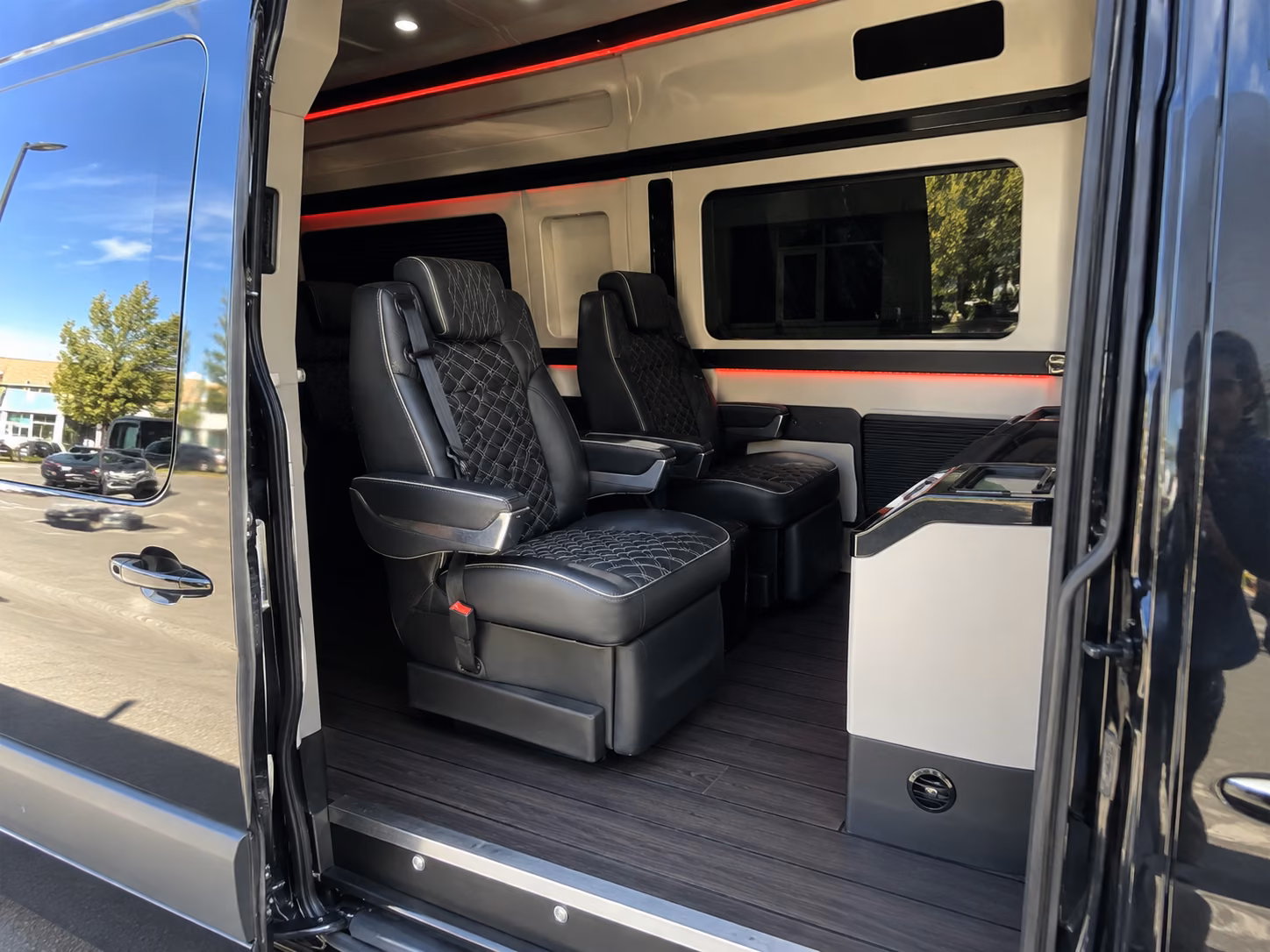 hotel block and multi stop newark airport sprinter van shuttles