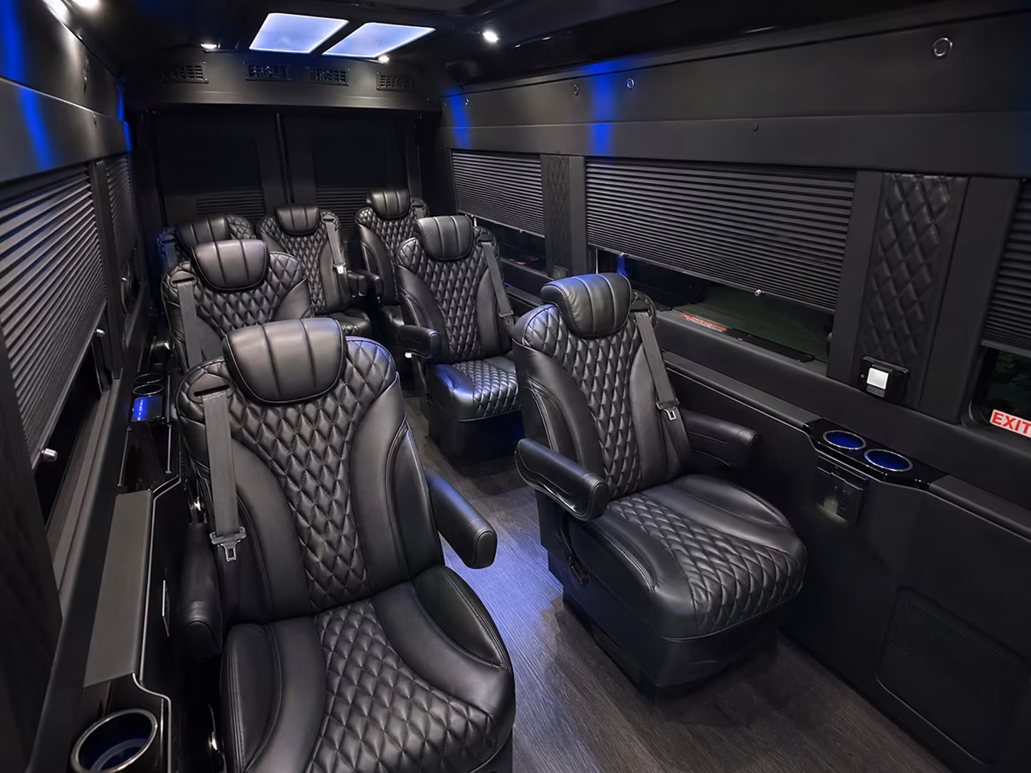 newark 8 passenger sprinter van interior